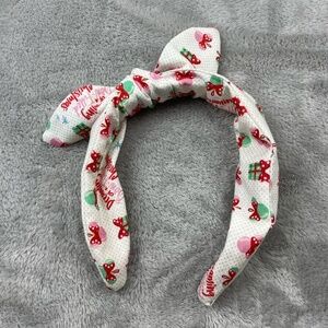 Disney Christmas Themed Knot Headband Adult Size